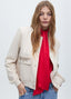 BOMBER JACKET WITH JEWELED POCKET DETAIL