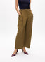 CROPPED STRAIGHT FIT POPLIN TROUSERS