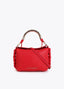 LOLA CASADEMUNT CROSSBODY BAG WITH CUT-OUT METAL HANDLE