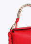 LOLA CASADEMUNT CROSSBODY BAG WITH CUT-OUT METAL HANDLE