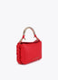 LOLA CASADEMUNT CROSSBODY BAG WITH CUT-OUT METAL HANDLE