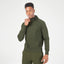 STATEMENT RIBBED HOODIE