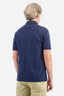 REGULAR-FIT POLO SHIRT IN ELASTICATED COTTON - AUGUST