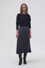 TWO-TONE PLEATED SKIRT - VALLY