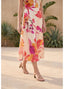 LOLA CASADEMUNT FLORAL PRINT SKIRT