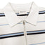 GANT STRIPED TEXTURED ZIP POLO