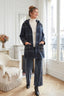 DERHY GENEZA SHORT CHECKED COAT