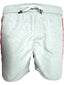 ICEBERG SWIM TRUNKS WITH TONE-ON-TONE SIDE BANDS AND DRAWSTRING