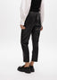 FAUX LEATHER JOGGING TROUSERS