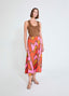 LOLA CASADEMUNT PLEATED SKIRT WITH LOGO