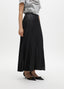 PLEATED WAXED-EFFECT SKIRT