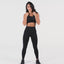 CODE RIBBED ASYMMETRIC BRA
