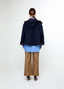 PU SWEATSHIRT WITH POCKETS