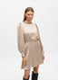 SHORT DRESS WITH JEWEL DETAIL ON THE NECK