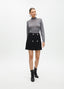 SHORT SKIRT WITH JEWEL BUTTONS
