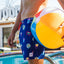 EUBI NEON FAST FOOD SWIM SHORTS (STRETCHY)