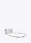 LOLA CASADEMUNT SMALL METALLIC CROSSBODY WITH RECTANGULAR STUDS