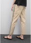 LOLA CASADEMUNT STRAIGHT PANTS WITH SIDE STRIPE TAPES