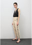 LOLA CASADEMUNT STRAIGHT PANTS WITH SIDE STRIPE TAPES