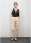 LOLA CASADEMUNT STRAIGHT PANTS WITH SIDE STRIPE TAPES