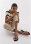LOLA CASADEMUNT STRAIGHT PANTS WITH SIDE STRIPE TAPES