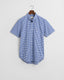 REGULAR FIT CLASSIC GINGHAM POPLIN SHORT SLEEVE SHIRT