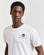 EMBROIDERED ARCHIVE SHIELD T-SHIRT