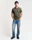 REGULAR FIT SHIELD PIQUÉ POLO SHIRT
