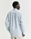REGULAR FIT STRIPED COTTON LINEN SHIRT