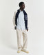 REGULAR FIT STRIPED COTTON LINEN SHIRT
