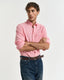 REGULAR FIT STRIPED COTTON LINEN SHIRT