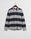 CHAMBRAY COLLAR STRIPED HEAVY RUGGER