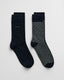 2-PACK DOT & SOLID SOCKS