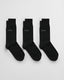 3-PACK MERCERIZED COTTON SOCKS