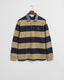 CHAMBRAY COLLAR STRIPED HEAVY RUGGER
