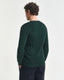 COTTON CABLE KNIT CREW NECK SWEATER
