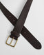 TUMBLED LEATHER BELT