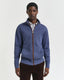 SACKER RIB ZIP CARDIGAN