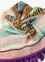 LOLA CASADEMUNT TROPICAL PRINT SARONG WITH TASSELS