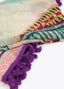LOLA CASADEMUNT TROPICAL PRINT SARONG WITH TASSELS