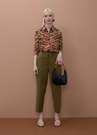 LOLA CASADEMUNT LOGO TAPE TROUSERS