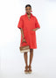 LOLA CASADEMUNT TWILL DRESS JACQUARD LOGO LC