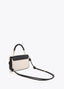 LOLA CASADEMUNT TWO-TONE FAUX LEATHER FLAP CROSSBODY
