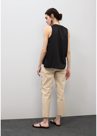 LOLA CASADEMUNT V-NECK KNIT TOP