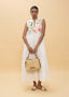 LOLA CASADEMUNT PARROT RUFFLE DRESS
